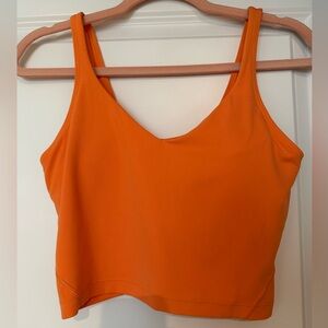 Lululemon Align Tank Top Orange Soda Color